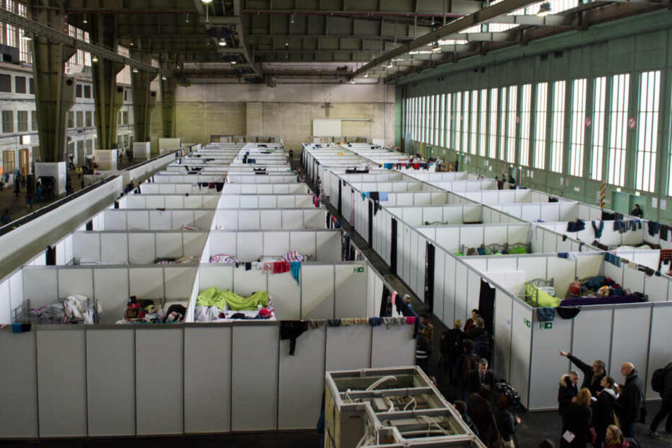 Ein Bild von den katastrophalen Zuständen in dem Hangar am Tempelhofer Feld aus dem Jahr 2015.
