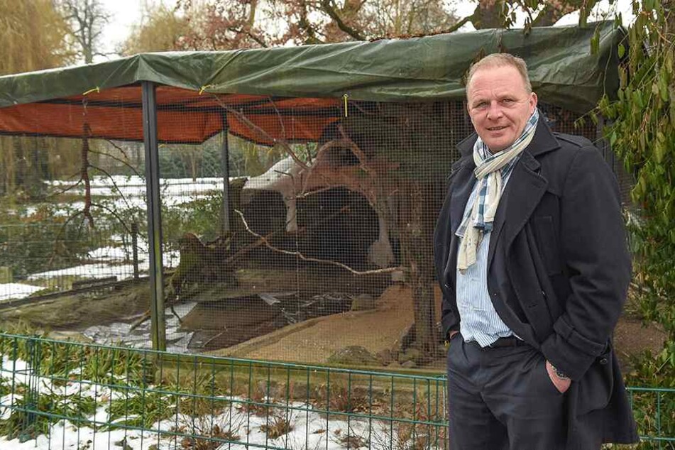 Freut sich auf die Eröffnung: Zoochef Karl-Heinz Ukena (47).