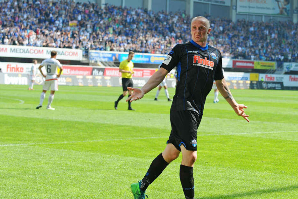 Sven Michel traf gegen die SpVgg Unterhaching gleich doppelt.