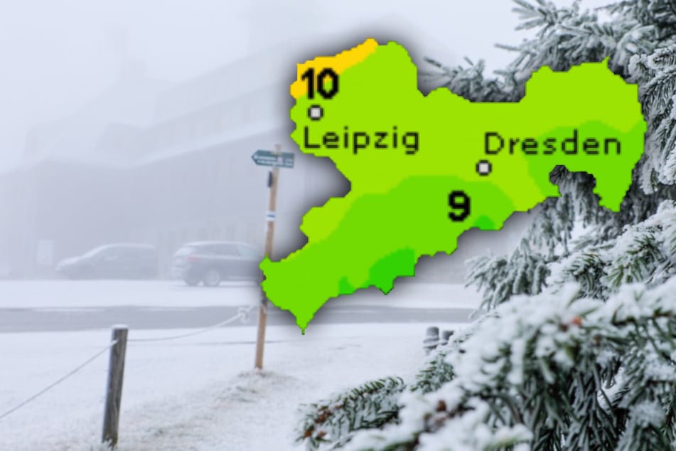 In den Bergen rieselt der Schnee: So wird das Wetter in Sachsen