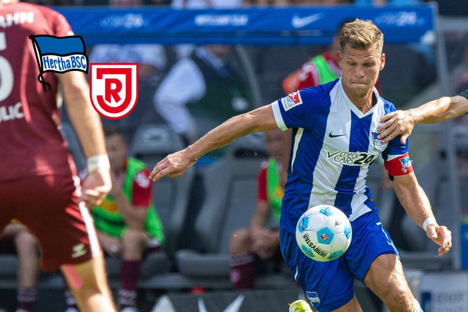 Hertha BSC mit Last-Minute-Sieg bei Hitzeschlacht gegen zehn Regensburger