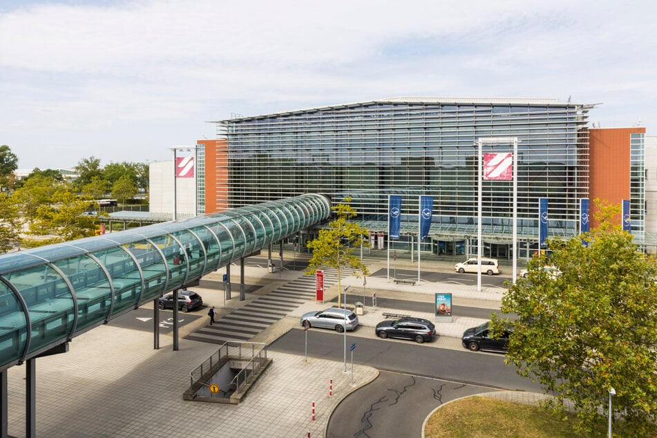 Die Veranstaltung fand direkt im Flughafen statt.