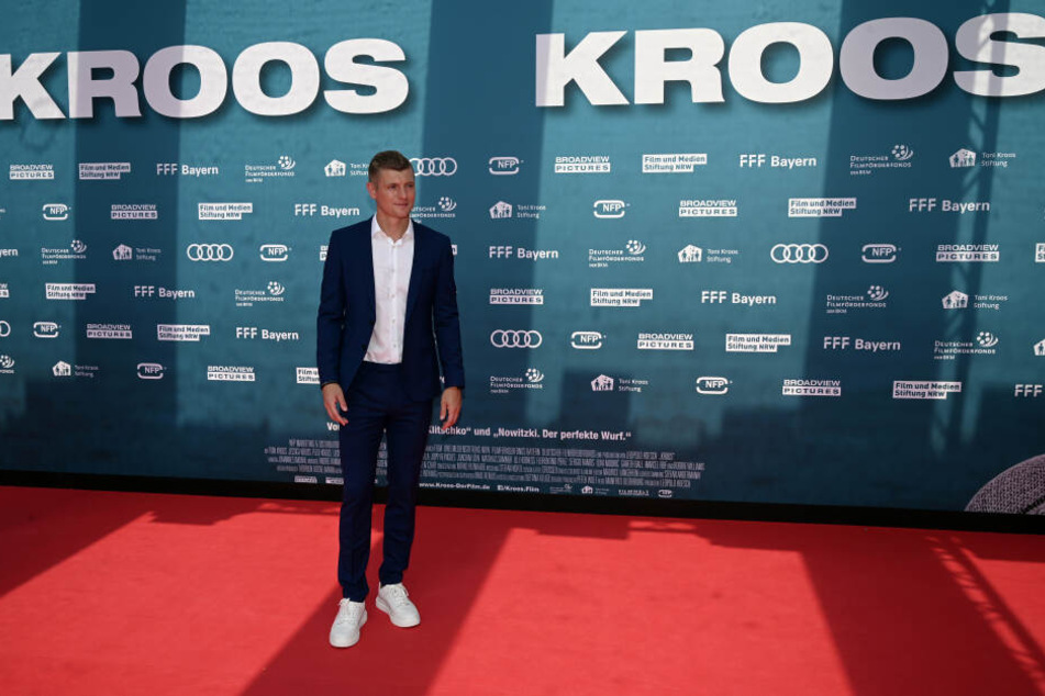 Toni Kroos am Sonntag bei der Filmpremiere in Köln.