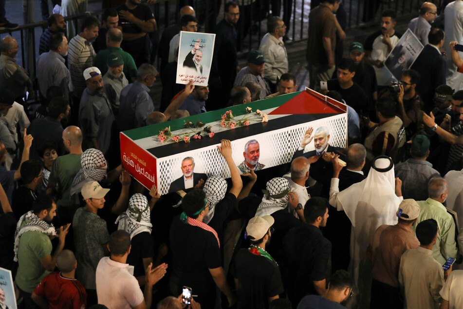 The funeral of Hamas' political leader, Ismail Haniyeh, who was killed in a suspected Israeli strike on Tehran, was held on Saturday.