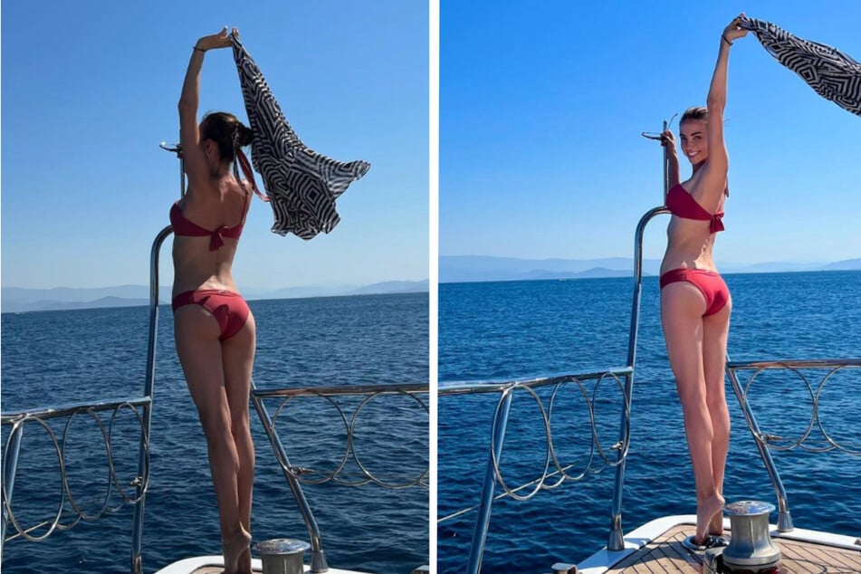 Ekaterina Leonova zeigt ihre Kehrseite im Bikini