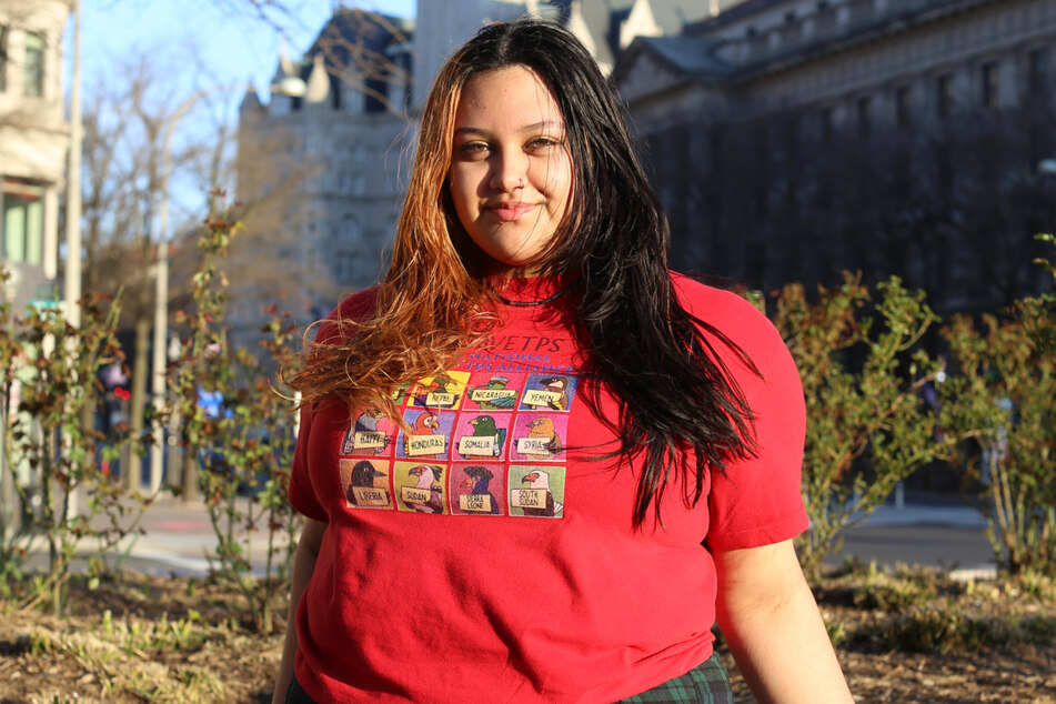 Now 17, Rebecca Vasquez joined the National TPS Alliance at the age of 12.