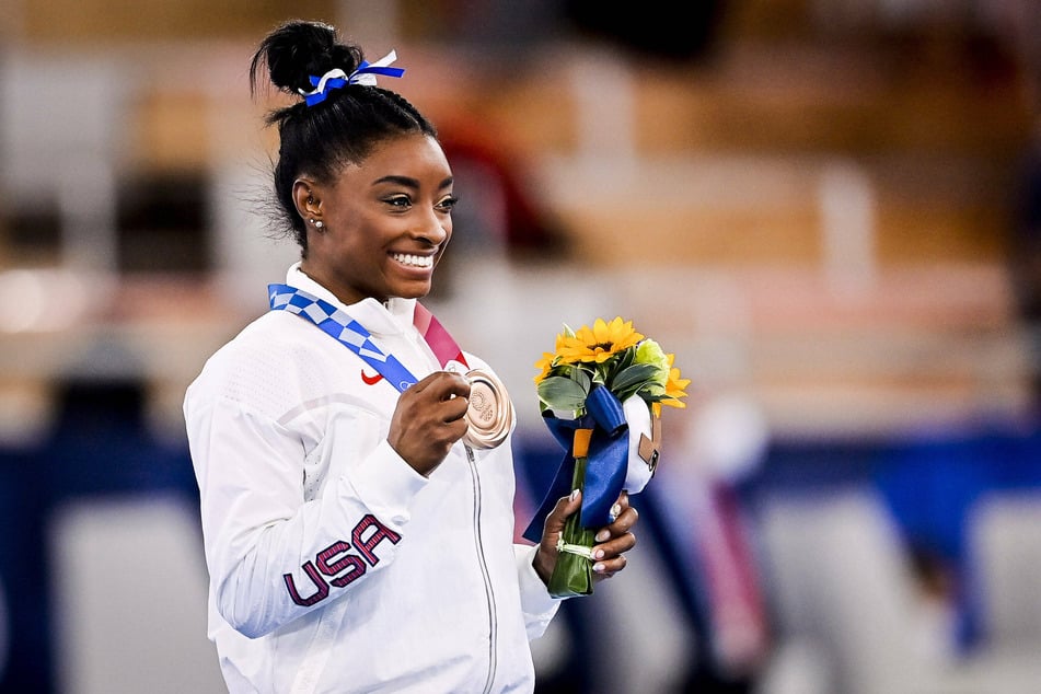 Simone Biles won the bronze medal in the balance beam final at the 2020 Tokyo Summer Olympic Games.