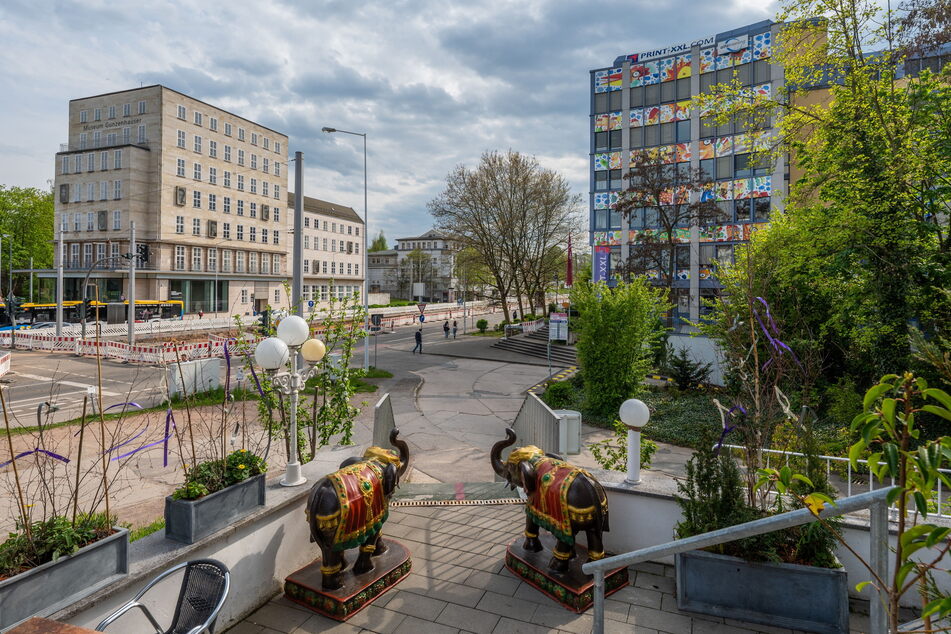 Die Zufahrt zum Falkeforum an der Zwickauer Straße wird gesperrt.