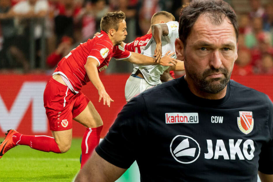 Paul Gehrmann (l) hatte sich im Training schwer verletzt.
