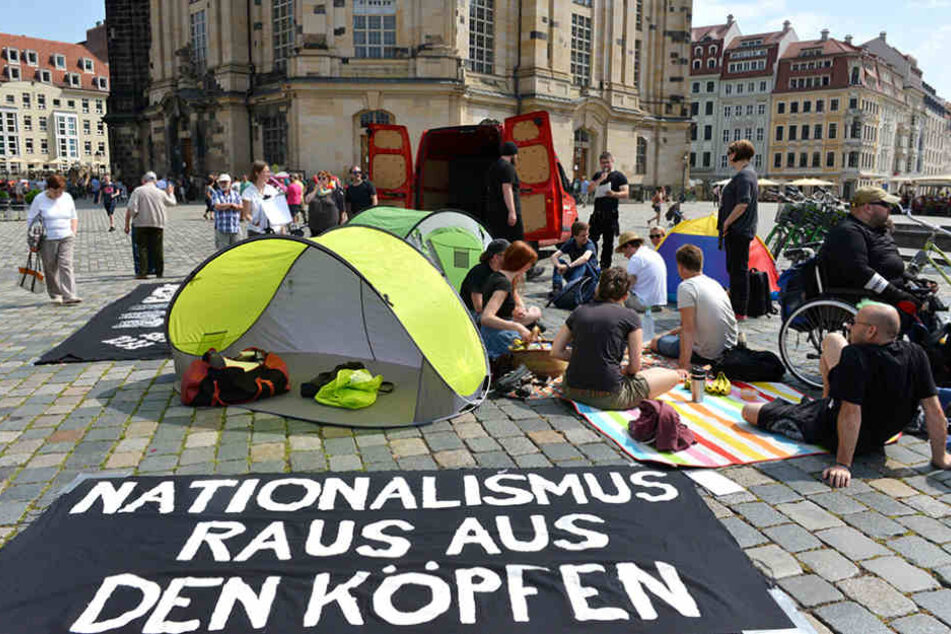 Der Protest verlief friedlich und ohne Zwischenfälle.