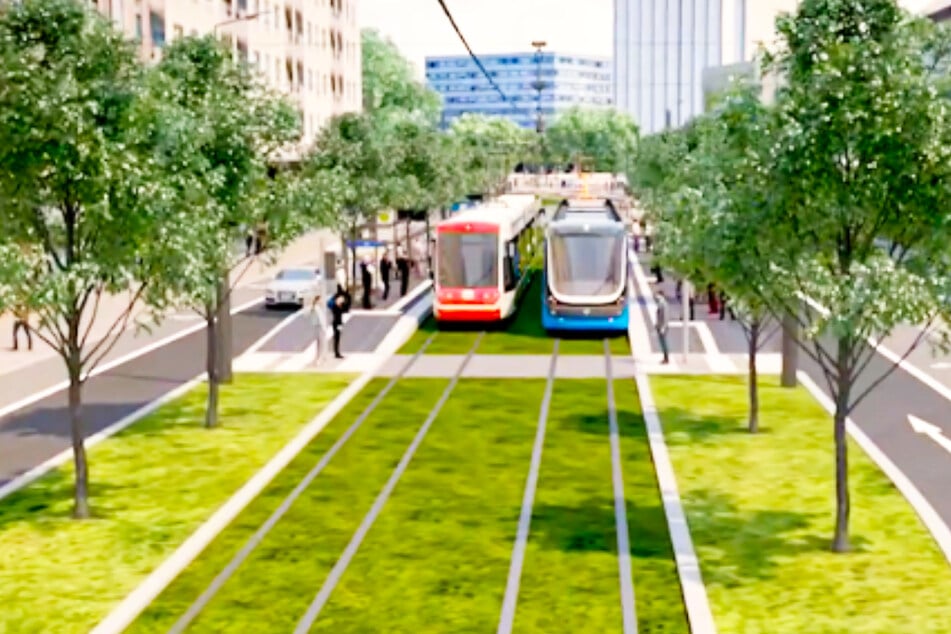 So anders wird es bald auf der Chemnitzer Theaterstraße aussehen