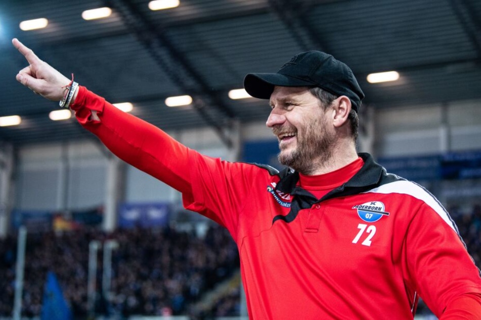Steffen Baumgart war nach dem Spiel sehr zufrieden mit seiner Mannschaft.