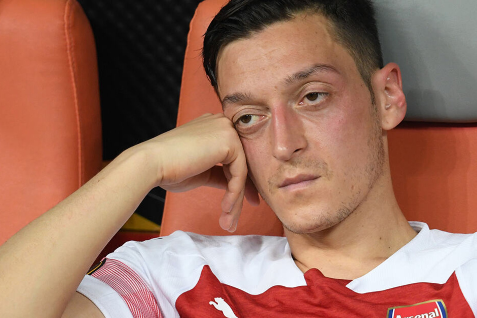 So sah Mesut Özil noch im Mai bei der Europa-League-Final-Niederlage gegen den FC Chelsea in Baku aus.