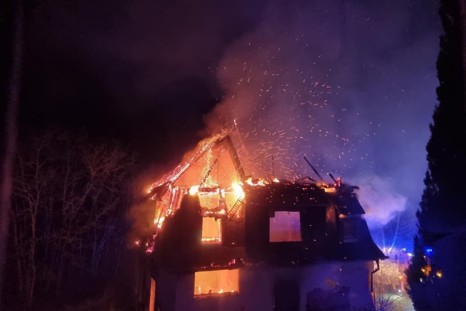 Hier wüteten die Flammen.