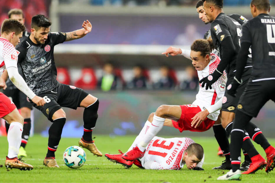Das Spiel von RB Leipzig war in der zweiten Halbzeit sehr holprig.