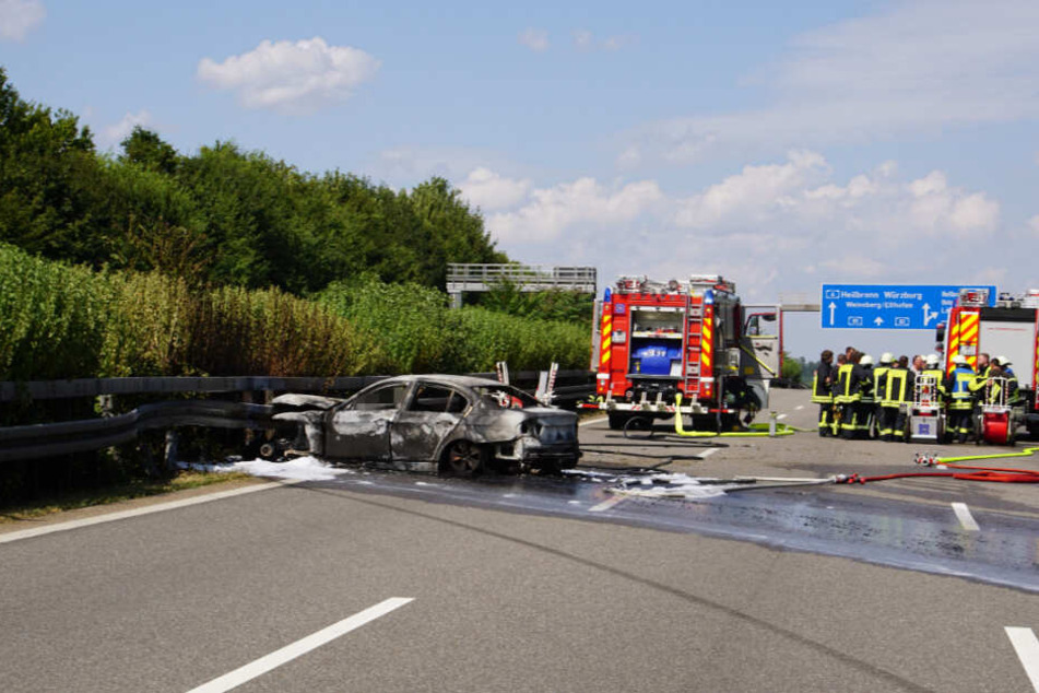 Die A81 ist in Fahrtrichtung Heilbronn zwischen Ilsfeld und Untergruppenbach voll gesperrt.