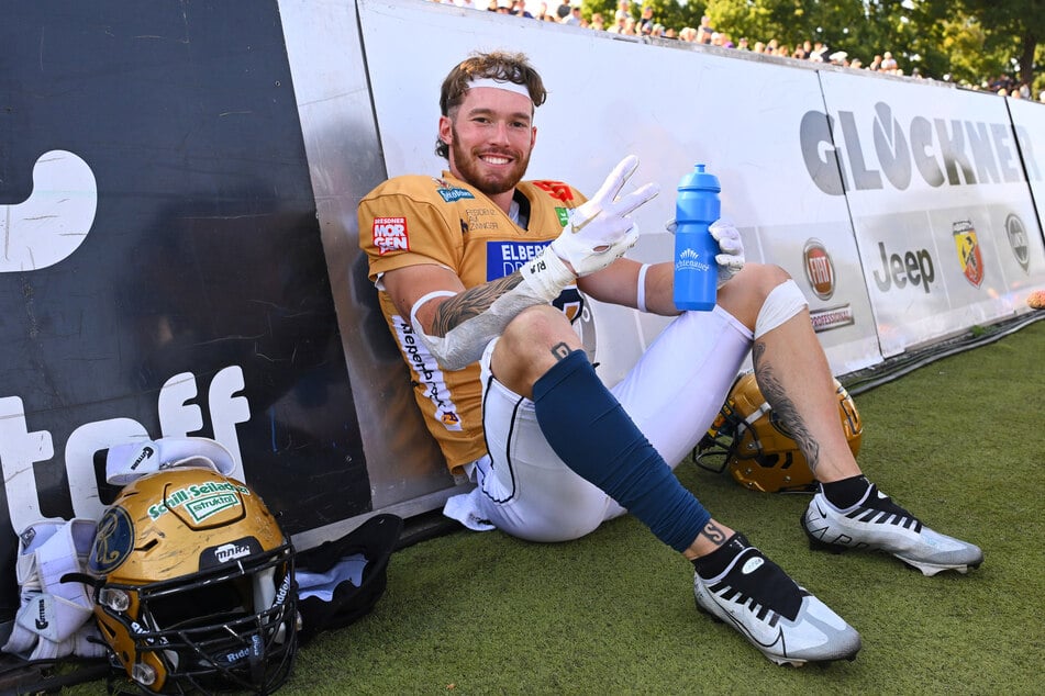 Receiver Tommy Wilson (25) könnte ordentlich Werbung für den Neuen gemacht haben.