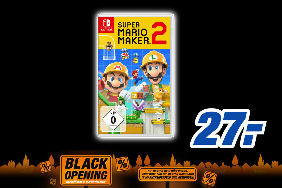 Super Mario Maker 2 für 27 Euro