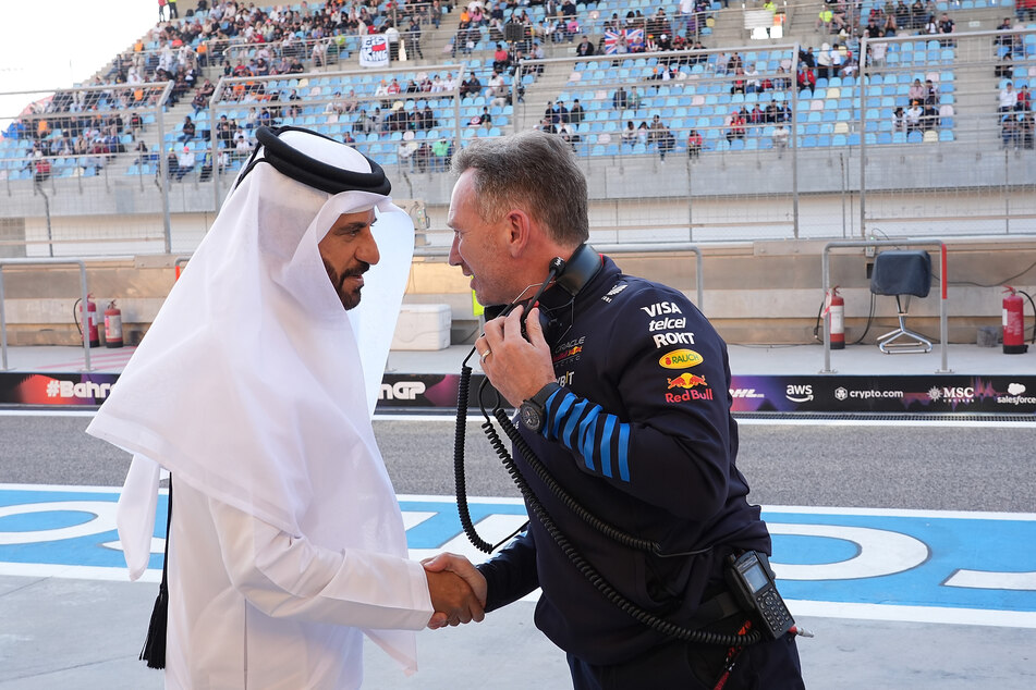 FIA-Präsident Mohammed bin Sulayem (62) und Red-Bull-Teamchef Christian Horner (50) stehen am Pranger.
