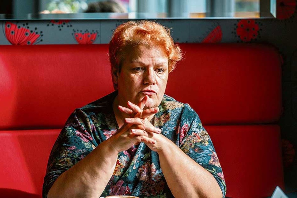 Heide Geiler (62) von der Bürgerinitiative "Endlich Wasser ins Sachsenbad".