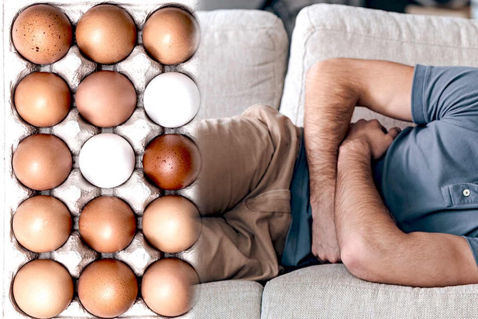 Nach dem Verzehr von 15 hartgekochten Eiern musste ein Mann in die Klinik.