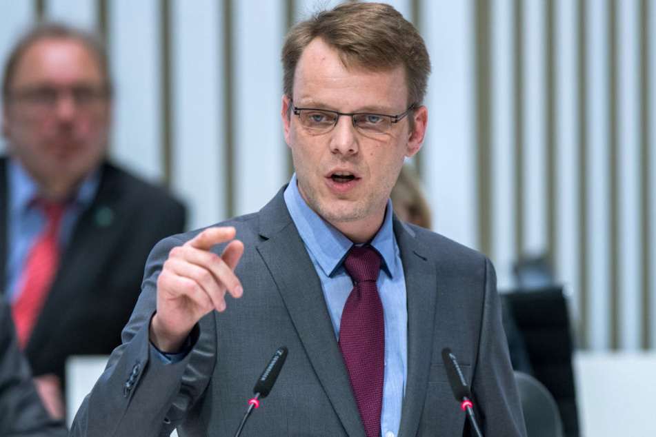 Nikolaus Kramer im Landtag von Mecklenburg Vorpommern.
