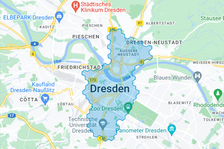 Bedient beide Elbseiten: Das Dresdner-Liefergebiet