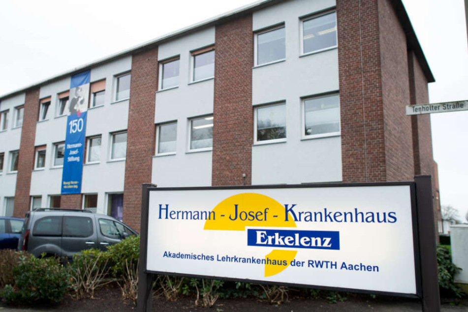 Das Hermann-Josef-Krankenhaus in Erkelenz. Hier wurde die Erstdiagnose auf das Coronavirus in NRW gestellt.