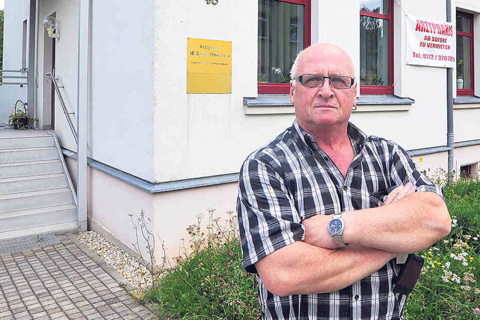 Anwohner Dieter Gündel (65) hatte selbst Schwierigkeiten, einen neuen Hausarzt zu finden.