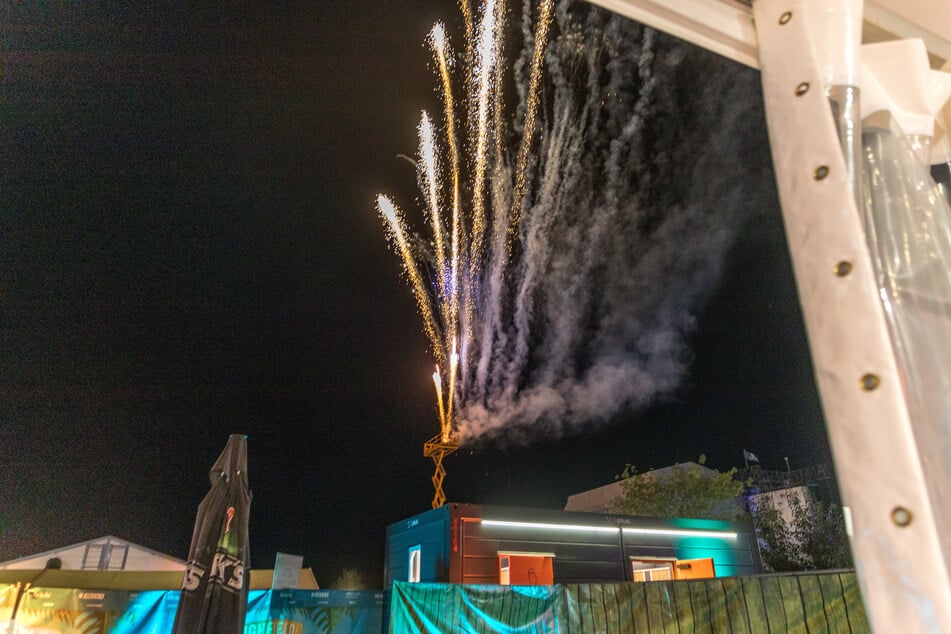 Natürlich durfte auch das große Feuerwerk nicht fehlen.