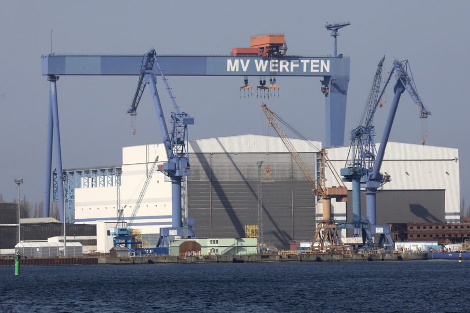 Der MV-Werften-Standort in Rostock-Warnemünde steht vor der Rettung. (Archivbild)
