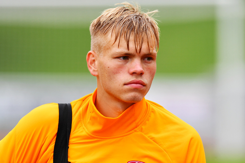 Jonas Kühn (19) wurde für diese Saison von Dynamo Dresden an die SG Sonnenhof Großaspach ausgeliehen.