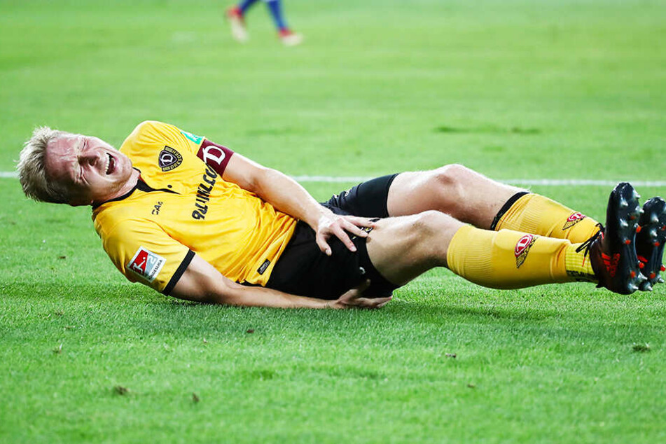 Marco Hartmann ist immer wieder von Verletzungen geplagt - hier erwischte es im Sommer im Spiel gegen Duisburg den Oberschenkel.