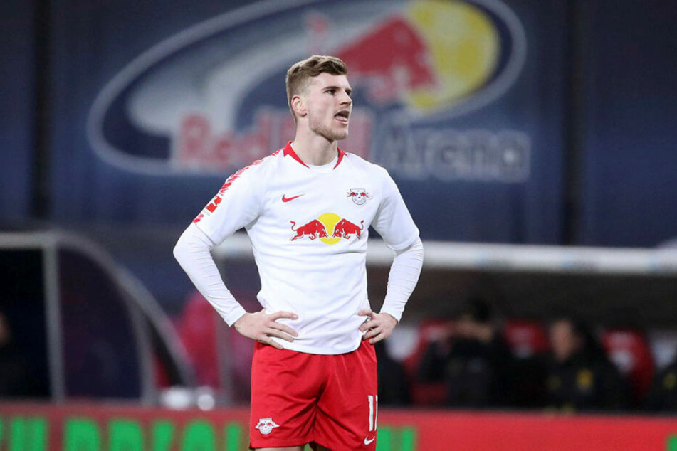 Stürmer Timo Werner fehlte im Topspiel das Glück, um sein zwölftes Saisontor zu erzielen.
