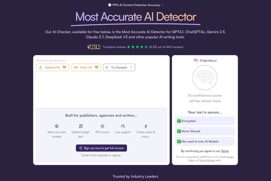 Originality.ai provides a complete editorial toolset that helps website owners, content marketers, writers and publishers.