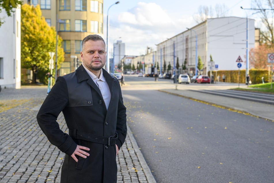 Michael Specht (39, CDU) kämpft um zuverlässigere Informationen zu Straßenbaustellen in Chemnitz.