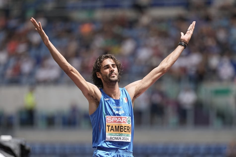 In der Qualifikation trat Gianmarco Tamberi noch mit Vollbart an.