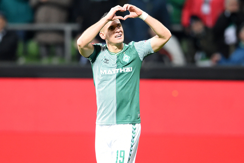 Für die Werderaner traf Rafael Borré sogar beim 2:2-Unentschieden am 11. Bundesliga-Spieltag gegen seine alten Kollegen der Frankfurter Eintracht.