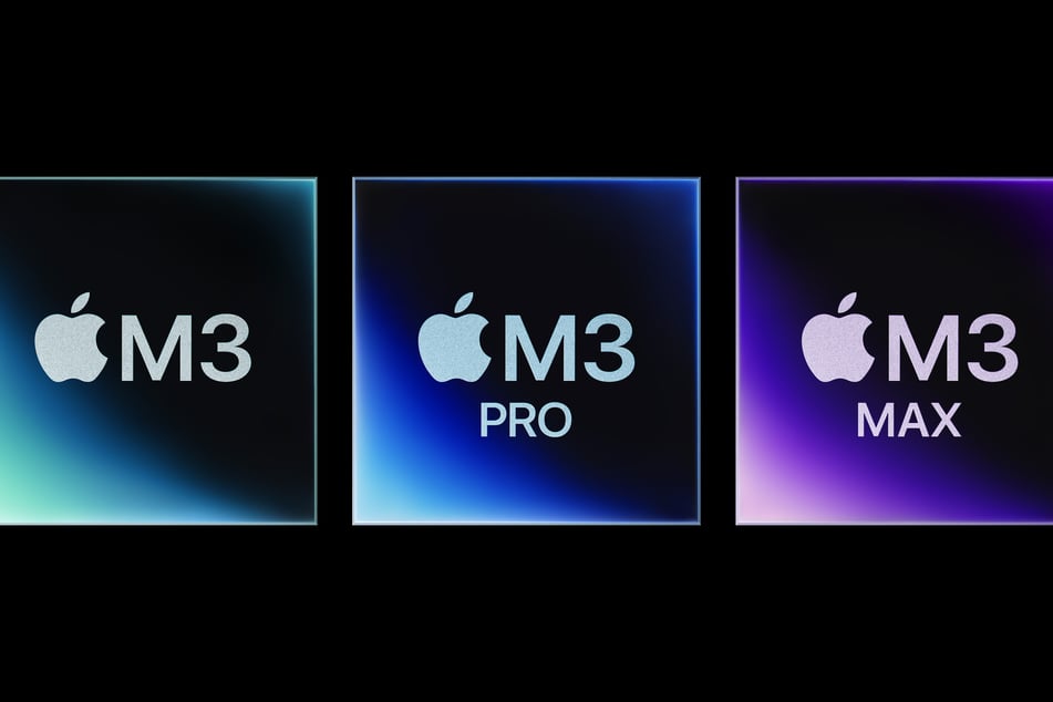 Die neuen M3-Chips sind laut Apple die ersten Chips mit der niedrigen Strukturbreite von drei Nanometern, die in Personal Computern eingebaut werden.