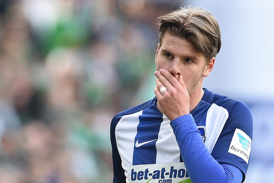 Machte beim ersten Gegentor eine unglückliche Figur: Herthas Jungprofi Florian Baak.