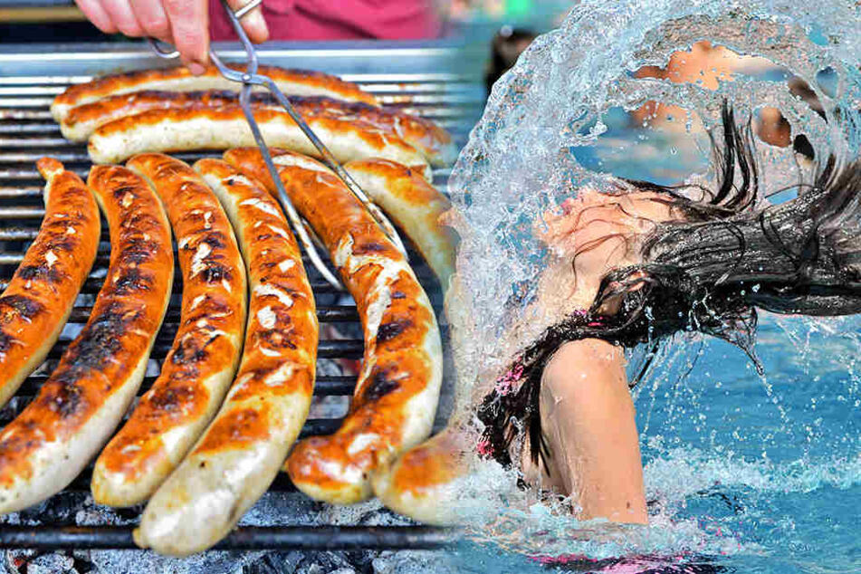 Grillen und baden: Am Wochenende kann man sich wieder den schönen Dingen des Lebens widmen.