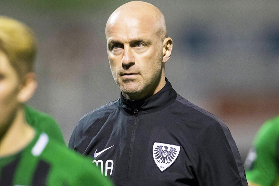 Auch SCP-Trainer Marco Antwerpen hat seine Probleme mit dem DFB.