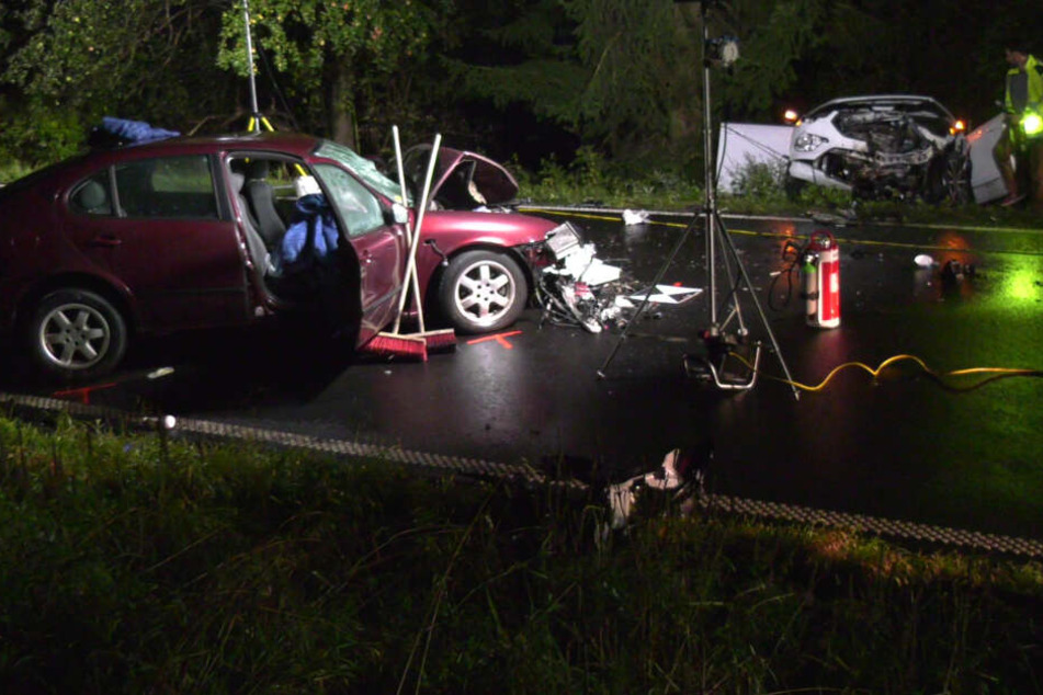 Der Fahrer und die Beifahrerin des Seat Taledo starben bei dem Unfall.