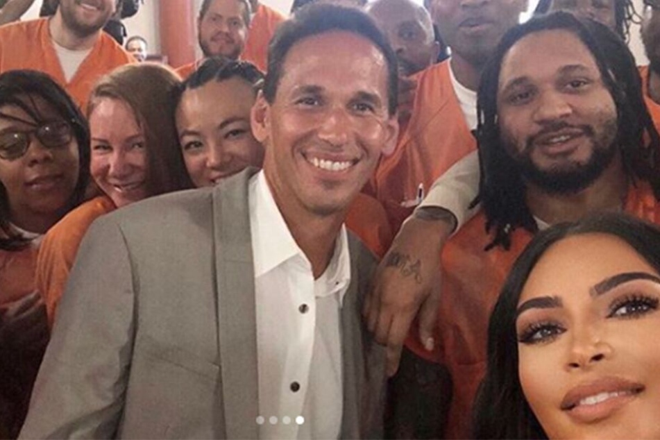 Kim Kardashian zu Besuch in einem Gefängnis in Washington.
