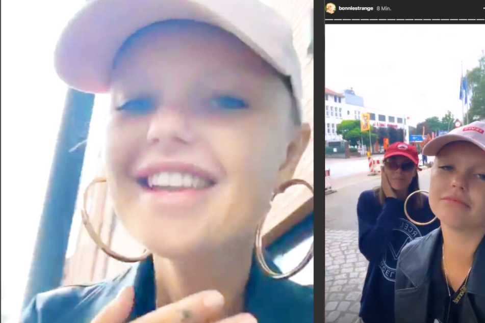 Augenbrauen rasiert? Natürlich nicht! Bonnie Strange (33) musste sie nur für ein Shooting blondieren.