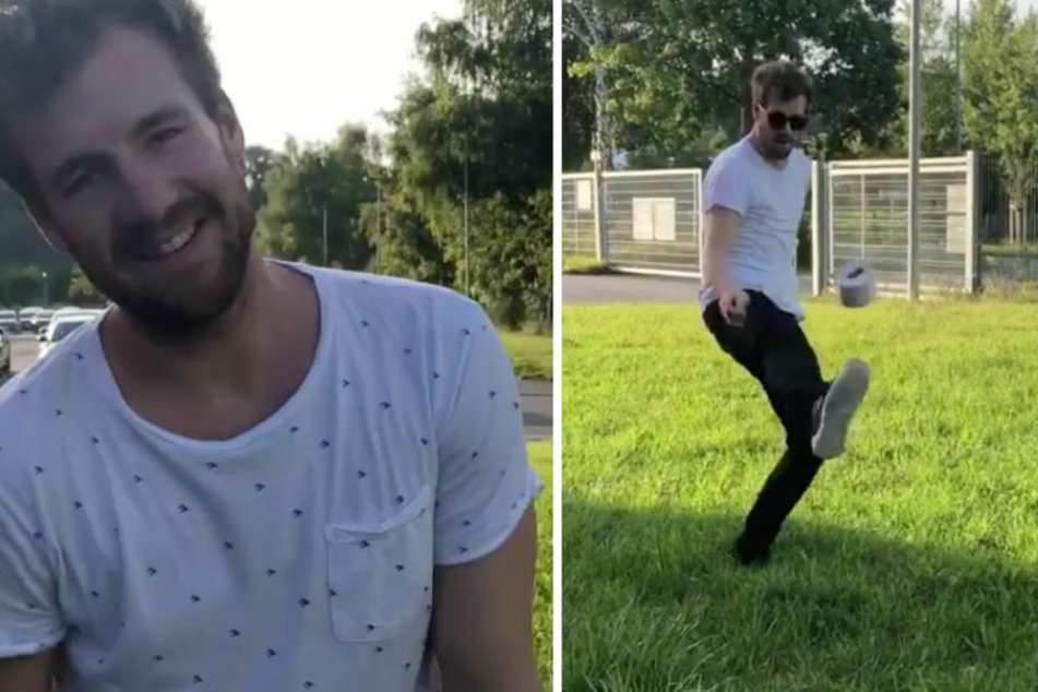Klopapier-Virtuose: Luke Mockridge macht die Kickshit-Challenge