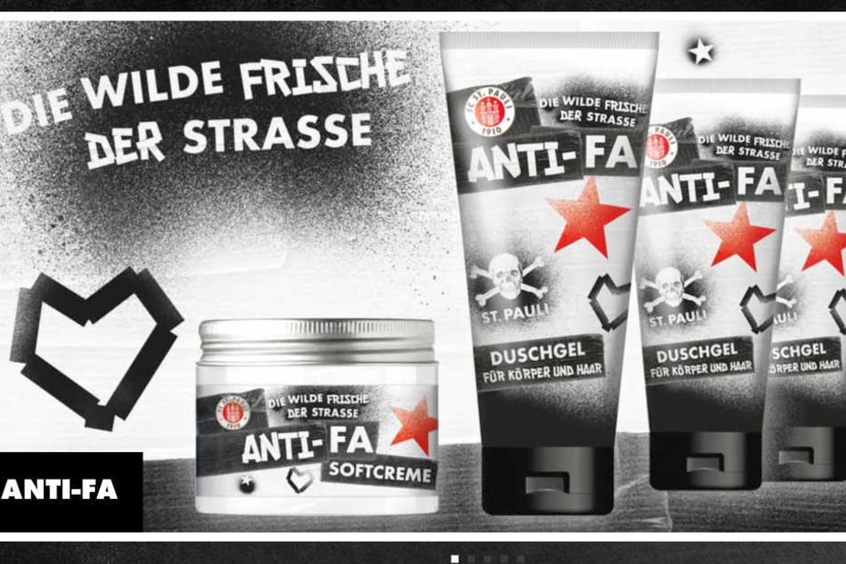 Im Fanshop des FC St. Pauli können sich Anhänger das Duschgel "Anti-Fa" kaufen
