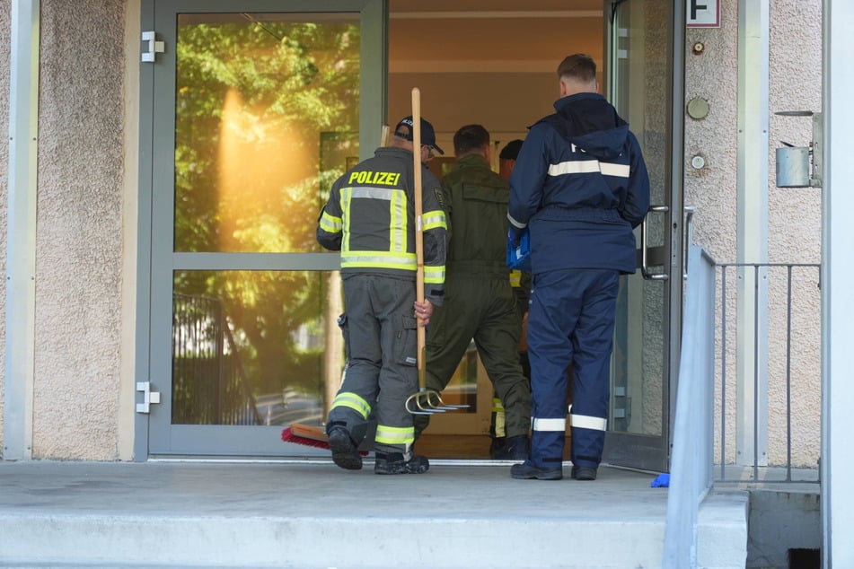 Auch am Donnerstagmorgen waren noch Kräfte im Einsatz.