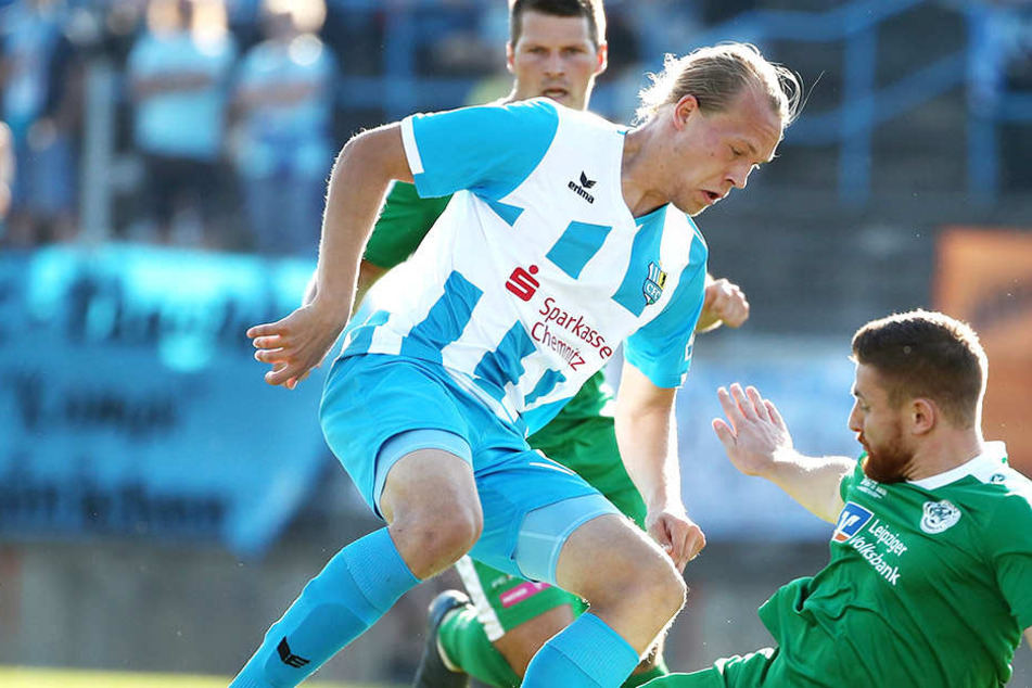 Kimmo Hovi traf zum Führungstreffer für den Spitzenreiter der Regionalliga Nordost.