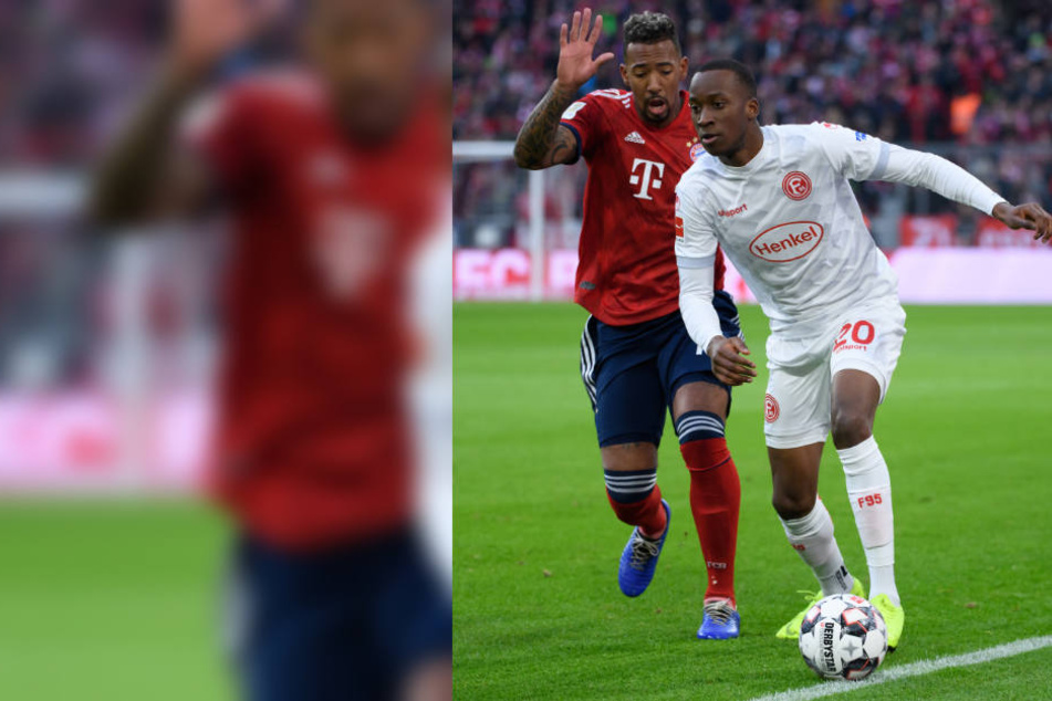 Jerome Boateng (l) sah beim 3:3-Ausgleich durch Dodi Lukebakio gar nicht gut aus.